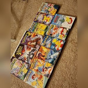 Pokémon VHS tapes 12 total